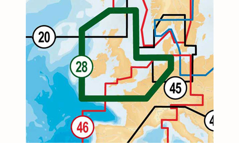 Navionics UK Ireland and Holland EU628L
