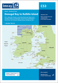 Imray Chart C53 Donegal Bay to Rathlin Island