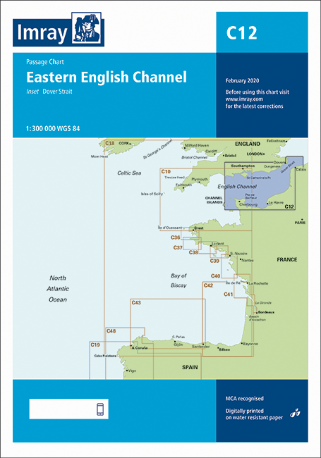 Imray Chart C12 Eastern English Channel Passage Chart