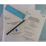 NP727 Wallet Containing Ships Boats Charts &amp; Drawing Materials