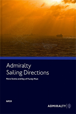 NP59 Admiralty Sailing Directions Nova Scotia and Bay of Fundy Pilot