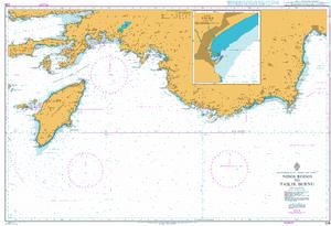 236 - Greece and Turkey Nisos Rodhos to Taslik Burnu