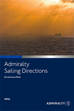 NP65 Admiralty Sailing Directions St. Lawrence Pilot