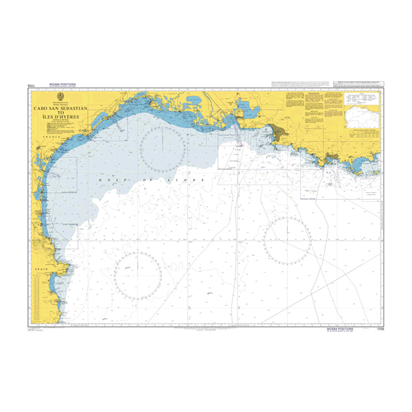 1705 - Cabo de San Sebastian to Iles d'Hyeres
