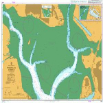 2628 - England South Coast Portsmouth Harbour Northern Part Continuation to Port Solent