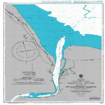 2784 - Entrance to the Berbice River including New Amsterdam Harbour