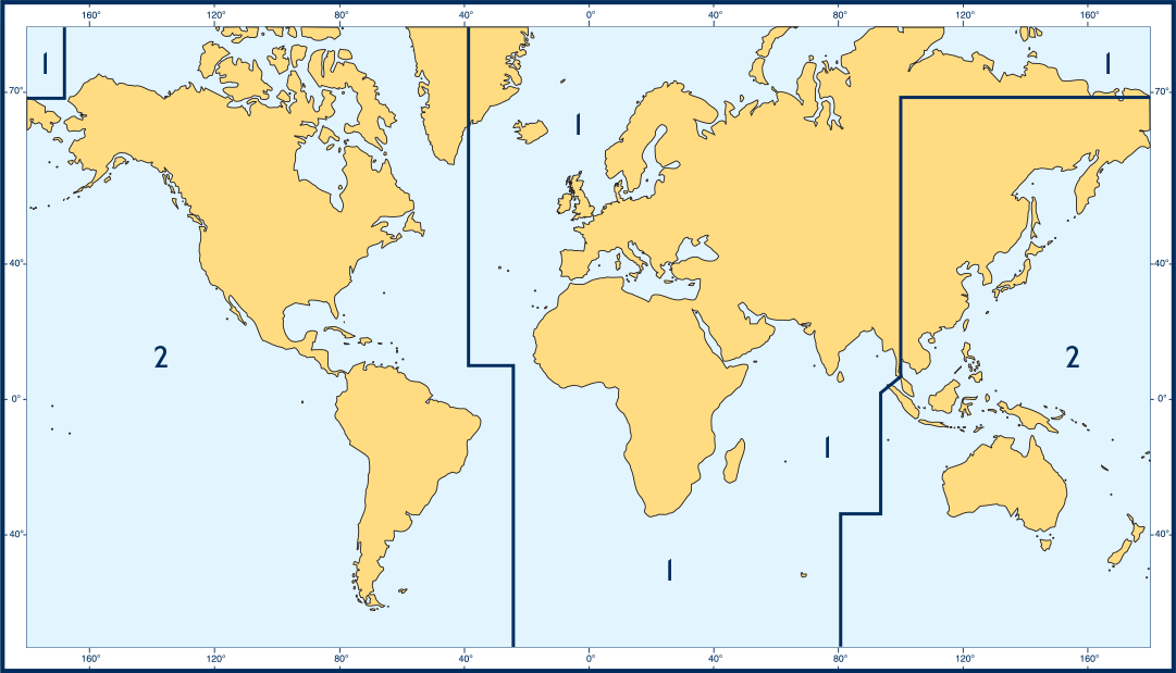 ADRS1345 - Area 1 UK Europe Africa &amp; Parts of Asia