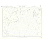 5095 - Gnomonic Planning Chart for Great Circle Sailing North Atlantic Ocean