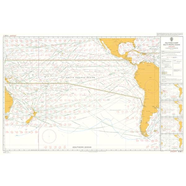 5128(1) - Routeing Chart South Pacific Ocean - January