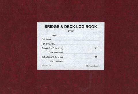 Bridge & Deck Log Book