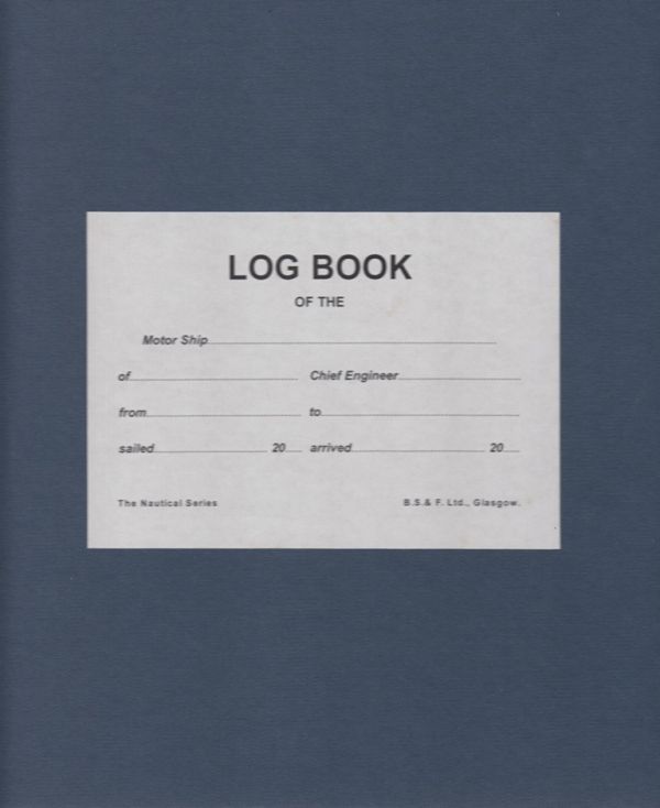 Motorship Engineers Log Book 3 Month