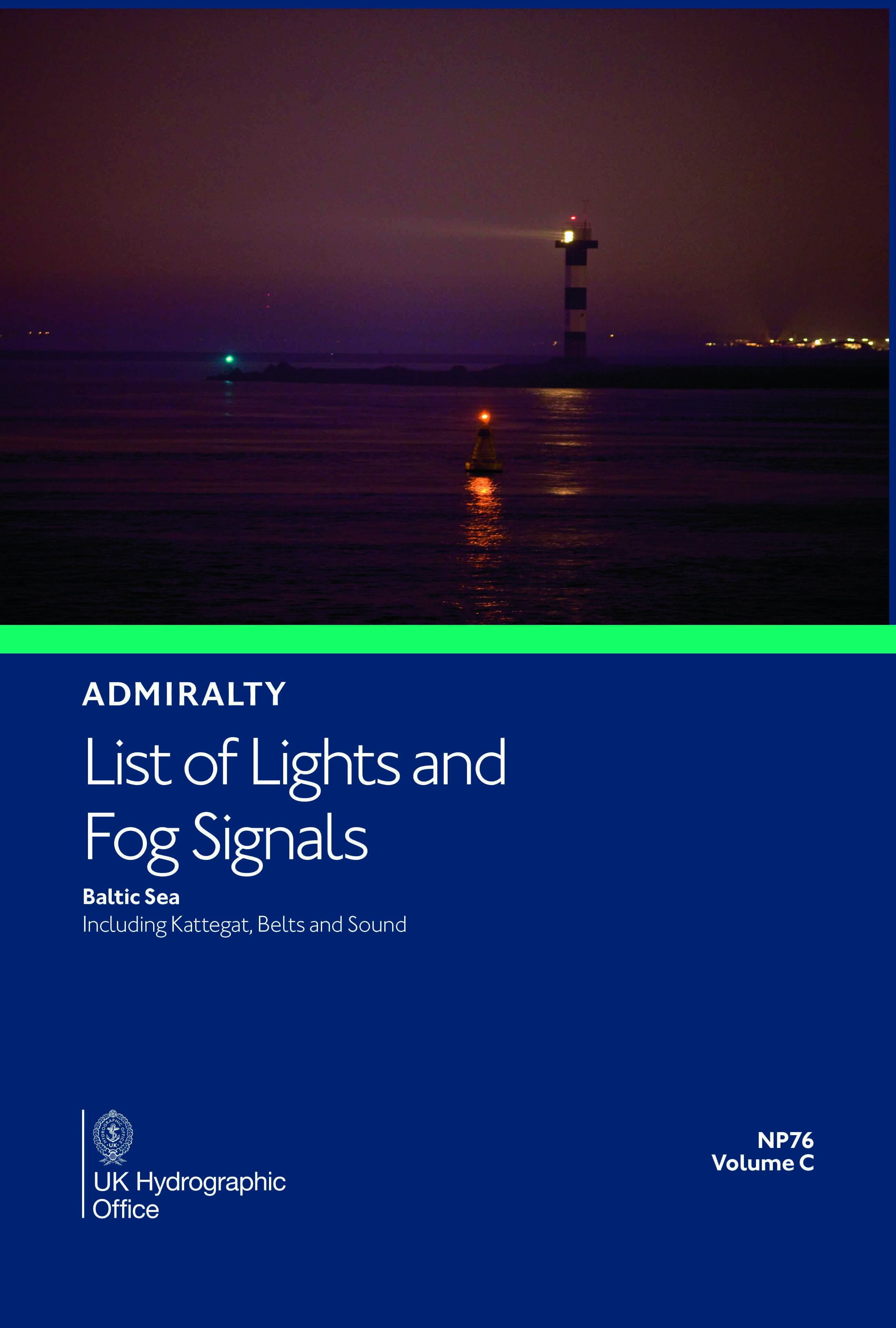 NP76 Admiralty List of Lights and Fog Signals Volume C