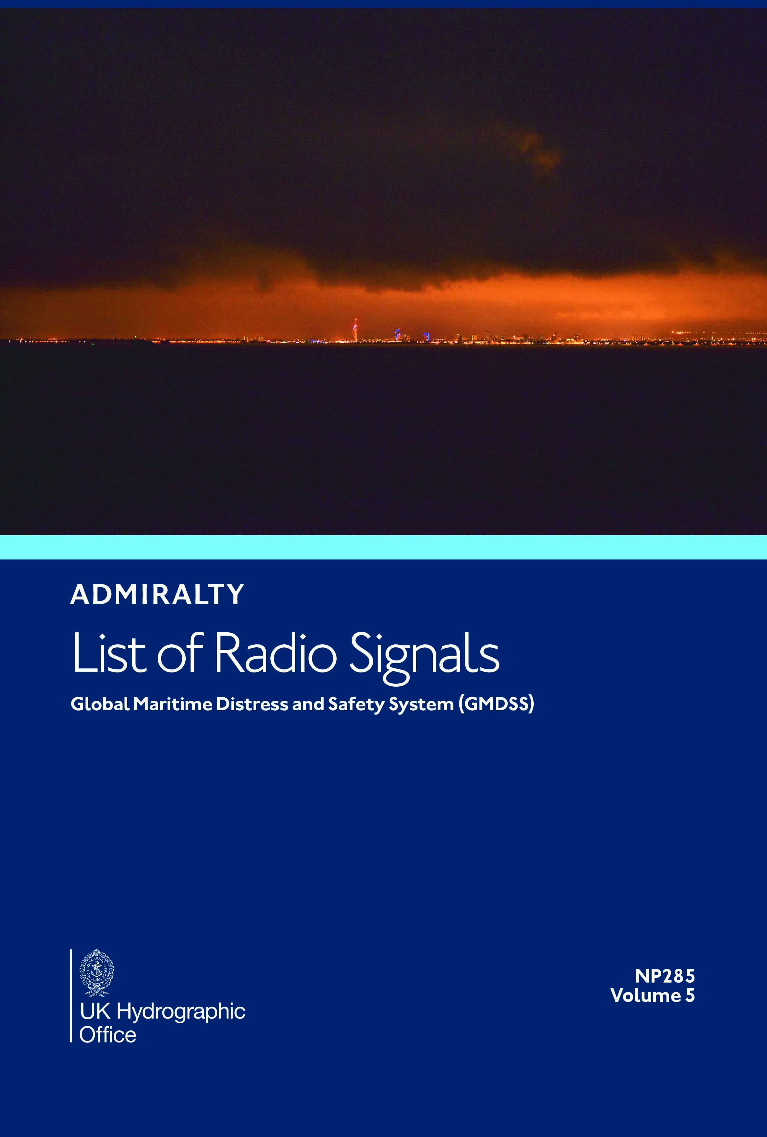 NP285 - Admiralty List of Radio Signals Volume 5 (GMDSS)