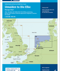 Imray Chart C26 IJmuiden to Die Elbe