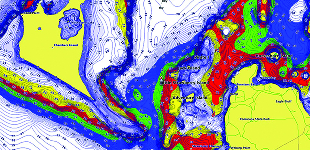 Карта глубин для навигатора гармин