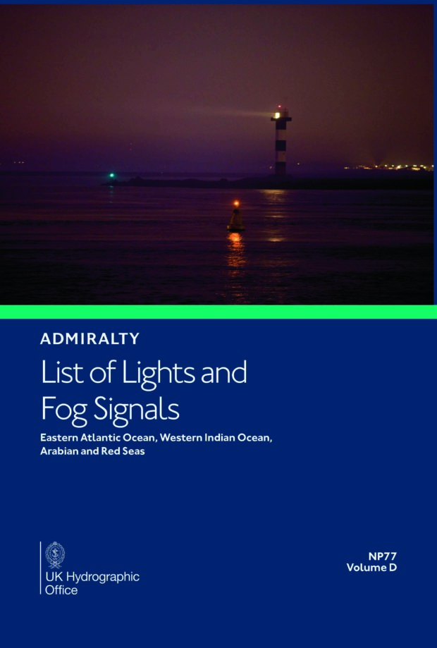 NP77 Admiralty List of Lights and Fog Signals Volume D