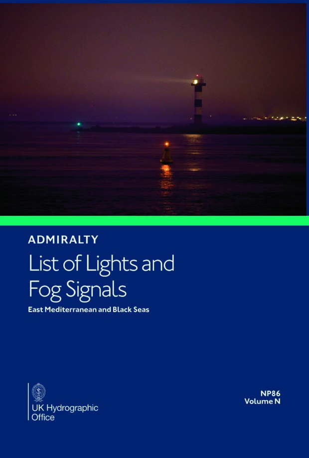 NP86 Admiralty List of Lights and Fog Signals Volume N