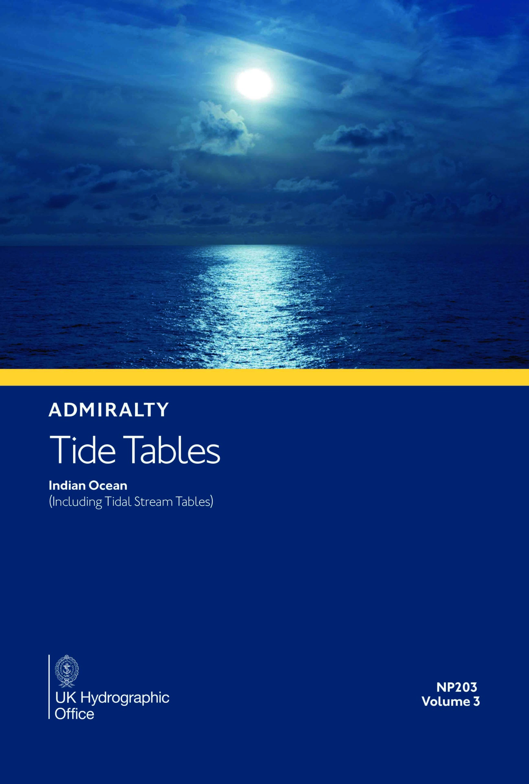 NP203 Admiralty Tide Tables (incl. Tidal Stream Tables) Volume 3 2025